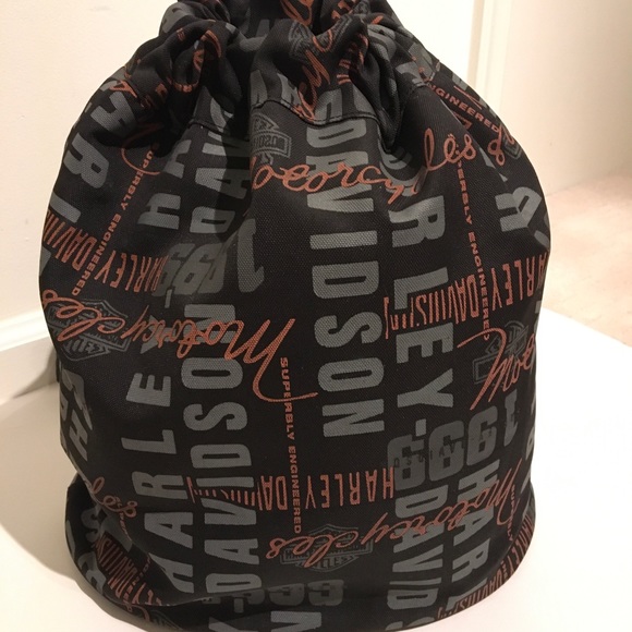 Harley Davidson drawstring backpack /bag - Picture 2 of 5